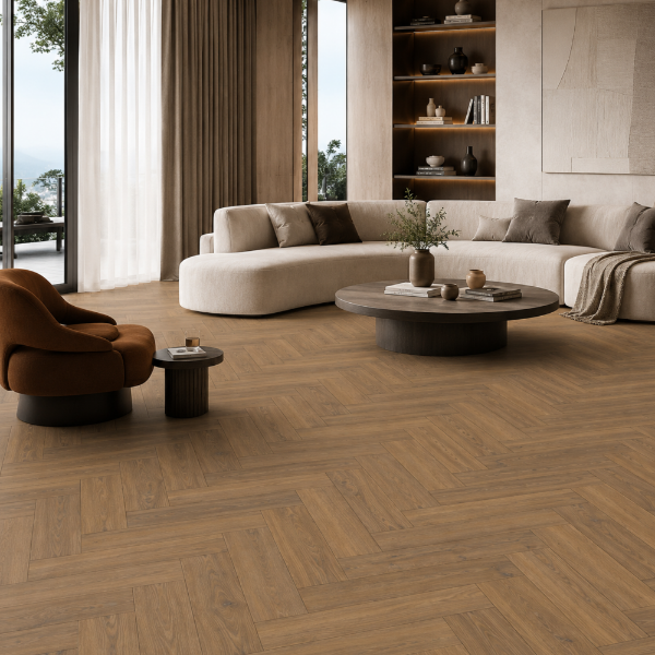 Picture of Laminate, studioline honey townhouse trendtime 3, oak medium brown, 858x143x8mm, ac4, uc23/32