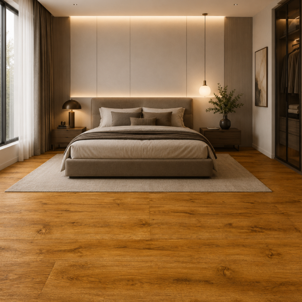 Picture of Vinyl, major oak 24847, brown, 1316x191x4.5mm, top layer 3mm