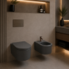 Picture of Itaca bidet, ceramic, wall hung, lavagna, matte, 37x53cm