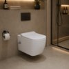 Picture of Mercury wc with integrated faucet, ceramic, wall hung, white