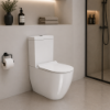 Picture of Pura wc set, ceramic, back to wall/floorstanding, white, glossy, 63x36cm