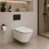 Picture of Kube x wc, ceramic, wall hung, white, matte, 55x36cm