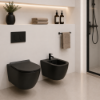 Picture of Pura bidet, ceramic, wall hung, anthracite, matte, 50x36cm