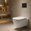 Picture of Nubes wc, ceramic, wall hung, white, matte, 55x35cm
