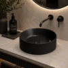 Picture of Kube x round basin, ceramic, countertop, anthracite, matte, 45 cm