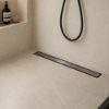 Picture of Pd2 drain, stainless steel, side outlet, black, 900mm