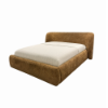 Picture of Double bed, domani, brown, 242X204X105cm (160x190cm)