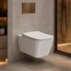 Picture of Nubes wc, ceramic, wall hung, white, glossy, 55x35 cm
