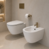 Picture of Modo bidet, ceramic, wall hung, white, glossy, 52x37cm
