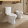 Picture of Alara set wc p trap, ceramic, back to wall, white, (wc+cistern+mechanism)