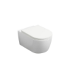 Picture of Smile wc, ceramic, wall hung, talco, matte, 35x53 cm