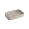 Picture of Shui comfort rectangular basin, ceramic, countertop, avena, matte, 60x40cm