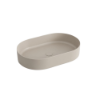 Picture of Shui comfort round basin, ceramic, countertop, avena, matte, 60 cm