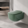 Picture of Era seat cover, soft close, seaweed, glossy, 37x53cm