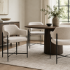 Picture of Chair with armrest, nai, cream and black, 61x54x78cm