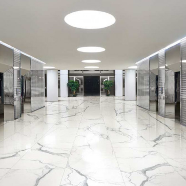 Picture of Floor tile statuario twizel, marble effect, glossy, 60x120